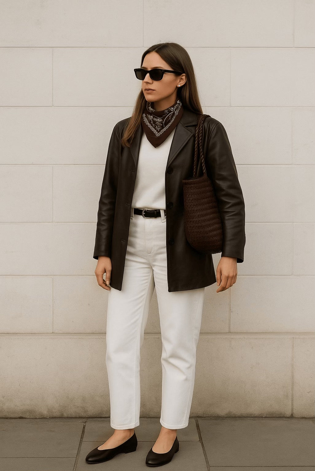 Woven Tote Brown – Handcrafted Leather Bag