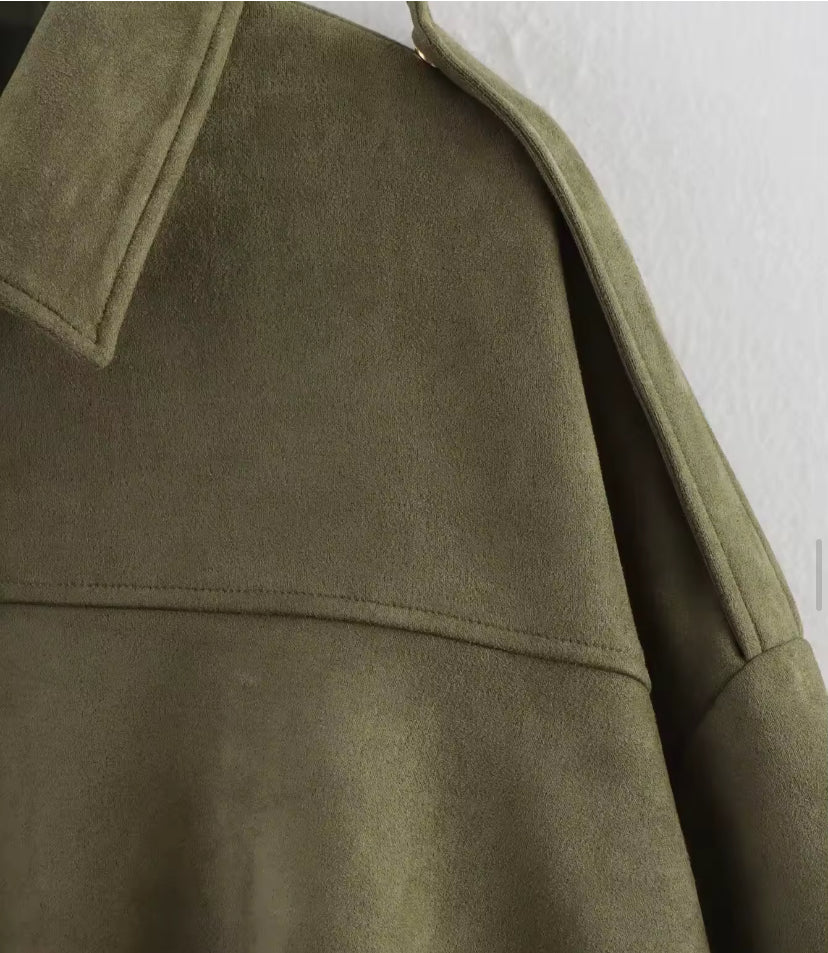 Cosy Oversized Bomber Jacket