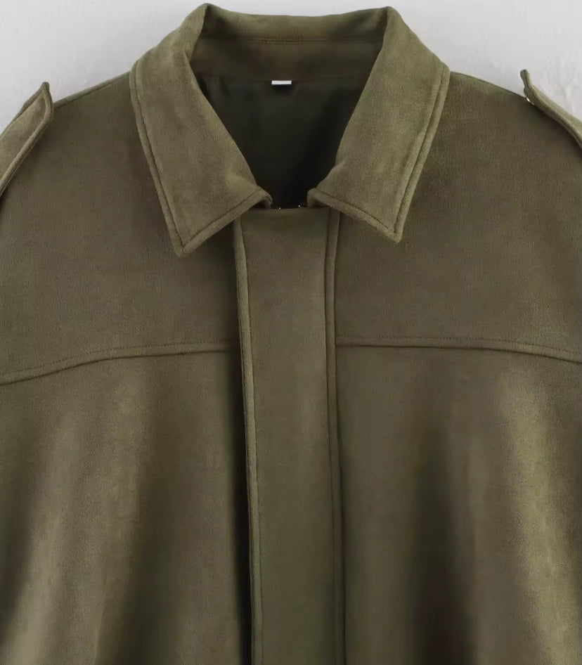 Cosy Oversized Bomber Jacket