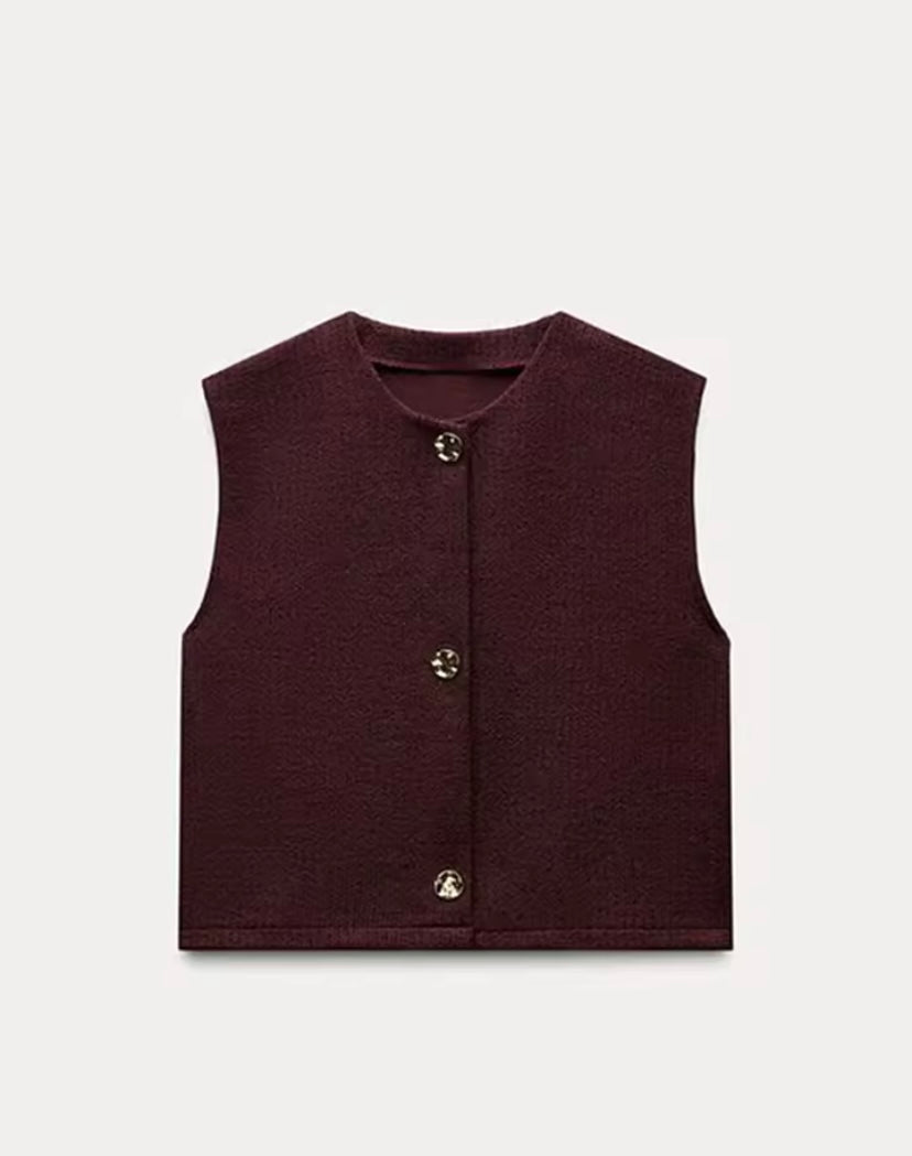 Knit Vest Two-Piece Set – Minimalist Chic