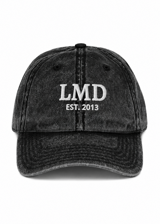 Lamond-G Grey Washed Jeans Cap