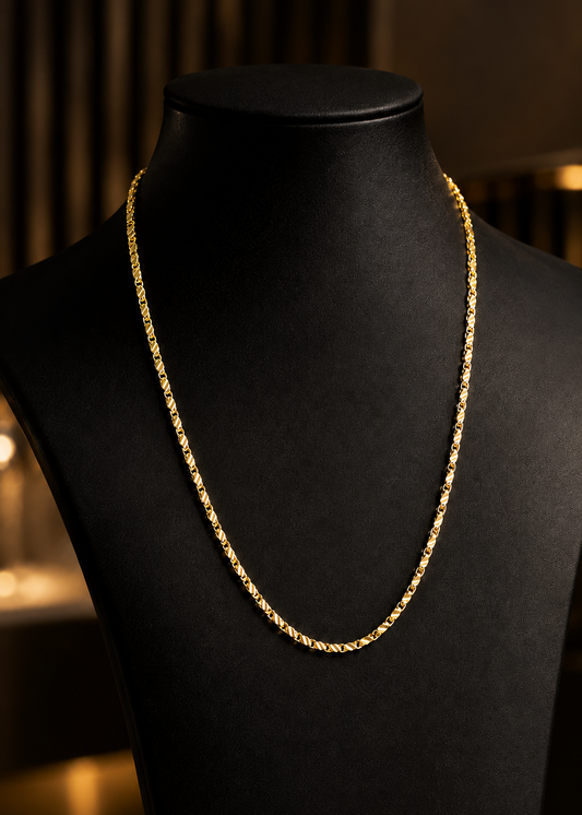 18K Gold Chain (Unisex)