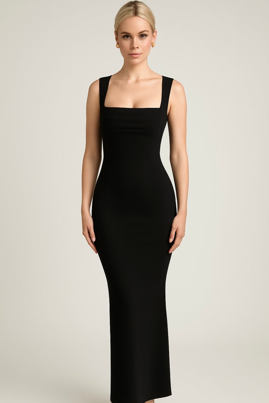 Sleeveless Sexy Maxi Dress for Women – High Waist Bodycon Fashion Dress