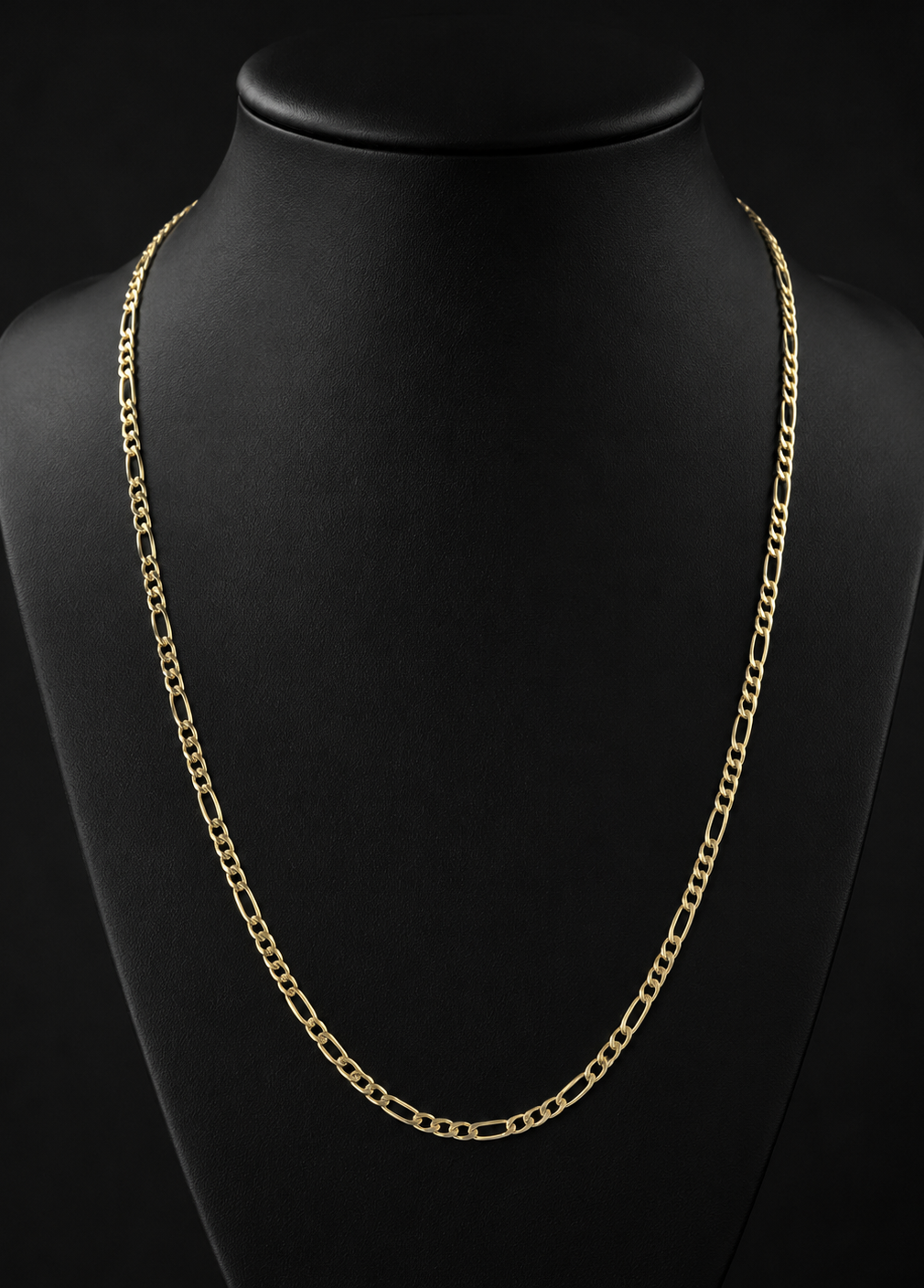 18K Gold Necklace Figaro Chain
60cm (Unisex)