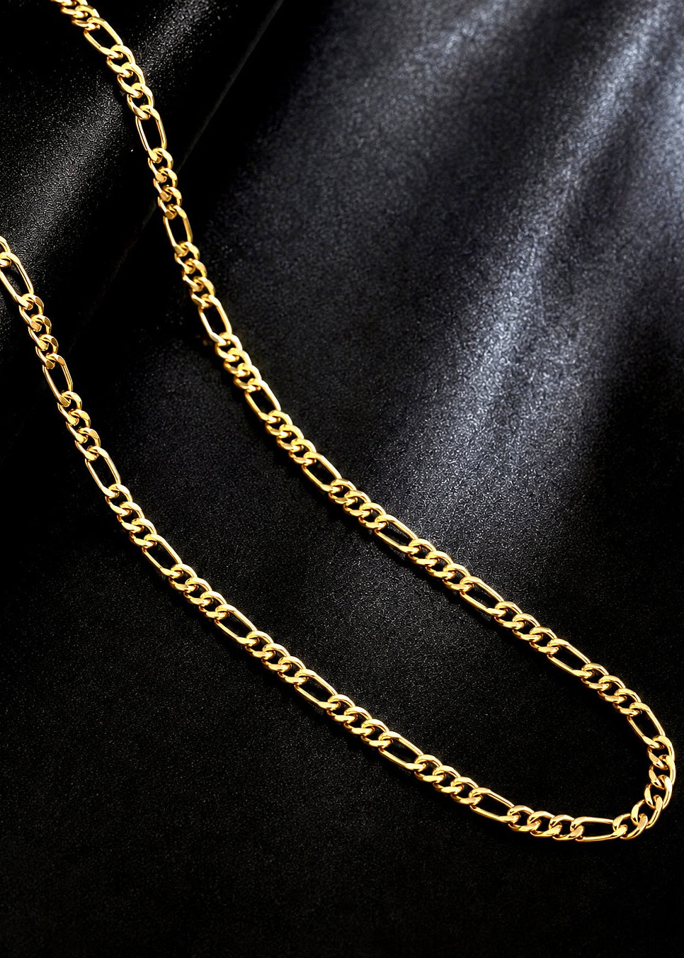 18K Gold Necklace Figaro Chain
60cm (Unisex)