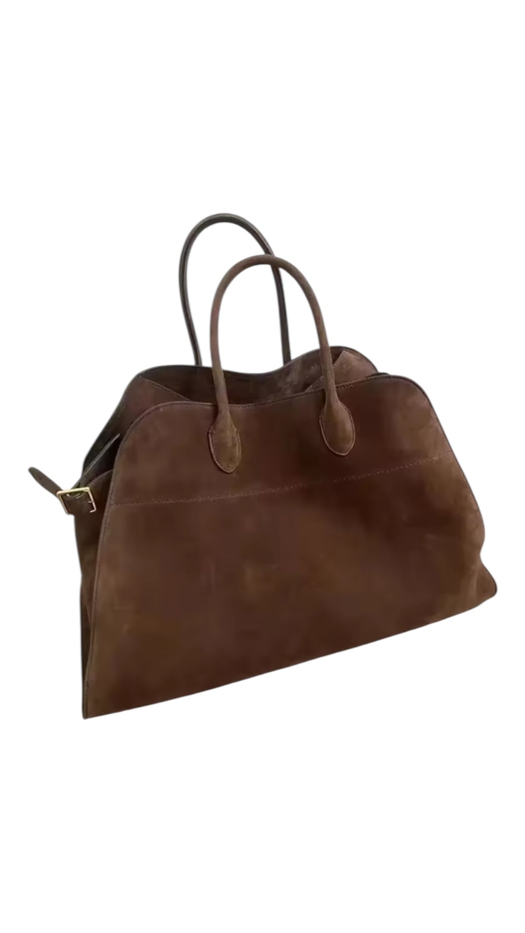 Brianna Suede Brown Handbag