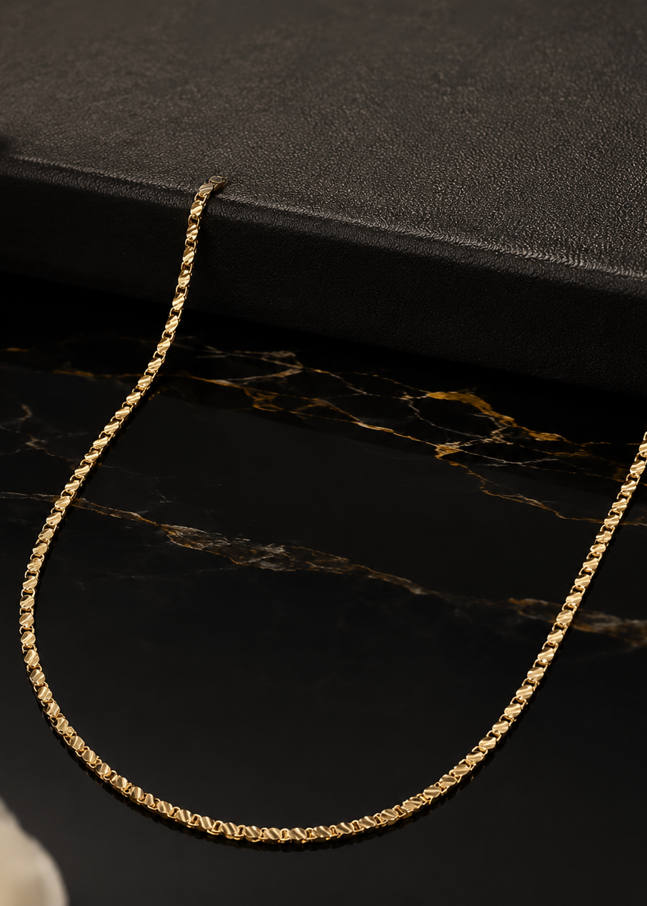 18K Gold Chain (Unisex)